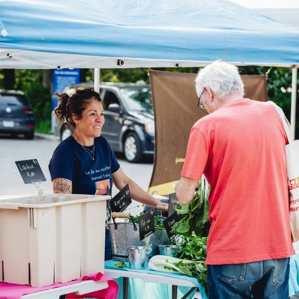 Visiter les marchés fermiers de la région